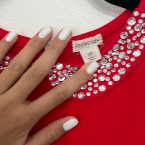 Crew cuts size 10 red dress slightly used